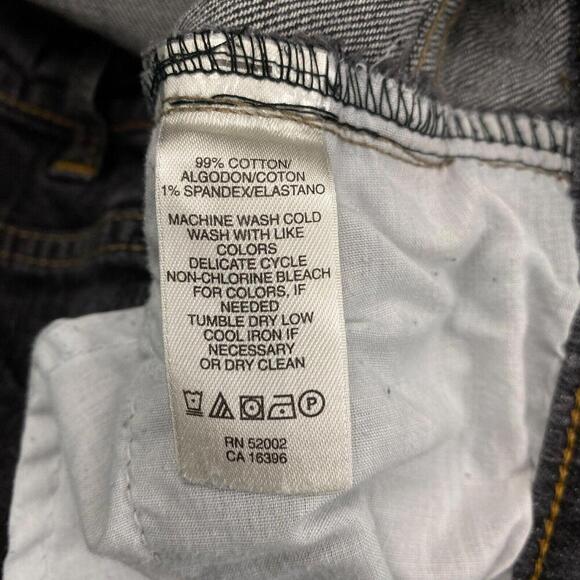 DKNY Soho Jean Bootcut Women's size 16 Short Black Denim jeans - Picture 4 of 4